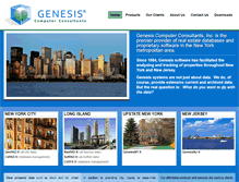 Tablet Screenshot of genesiscc.com